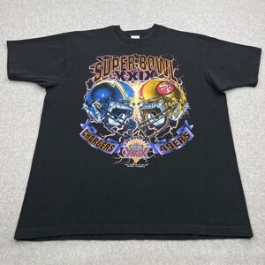 VTG Super Bowl 49ers Chargers XXIX Shirt Men's XL Salem Sportswear 1994 USA Made